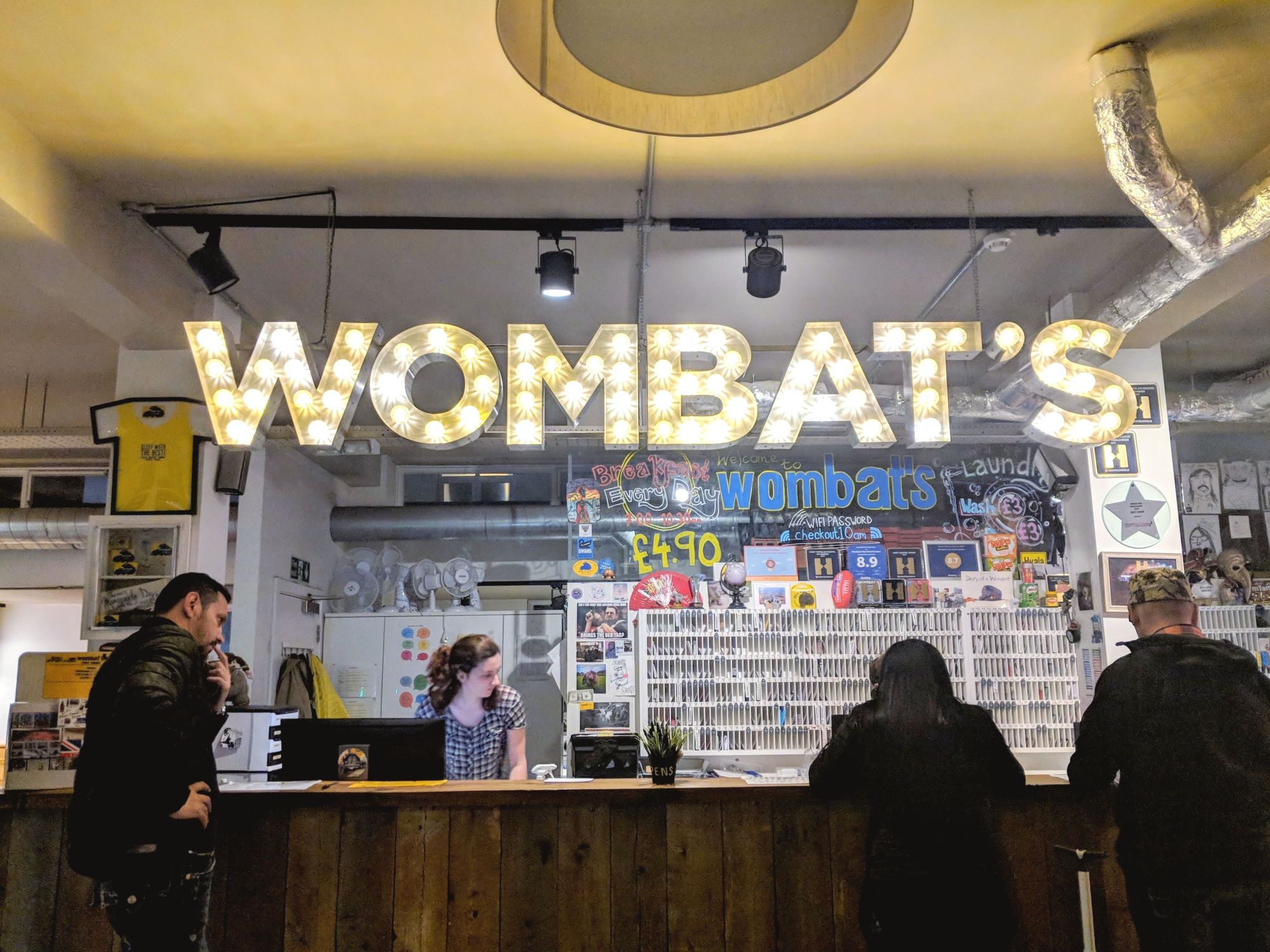 Underground Bar at Wombat's Hostel - London, UK